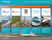 Tablet Screenshot of keolis-seine-maritime.com